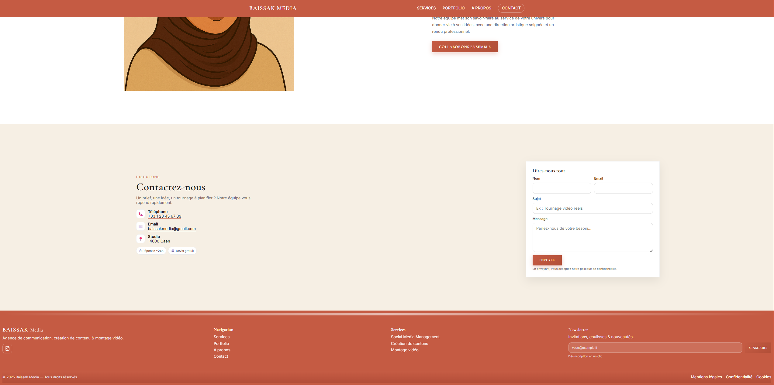 Formulaire Baissak Media